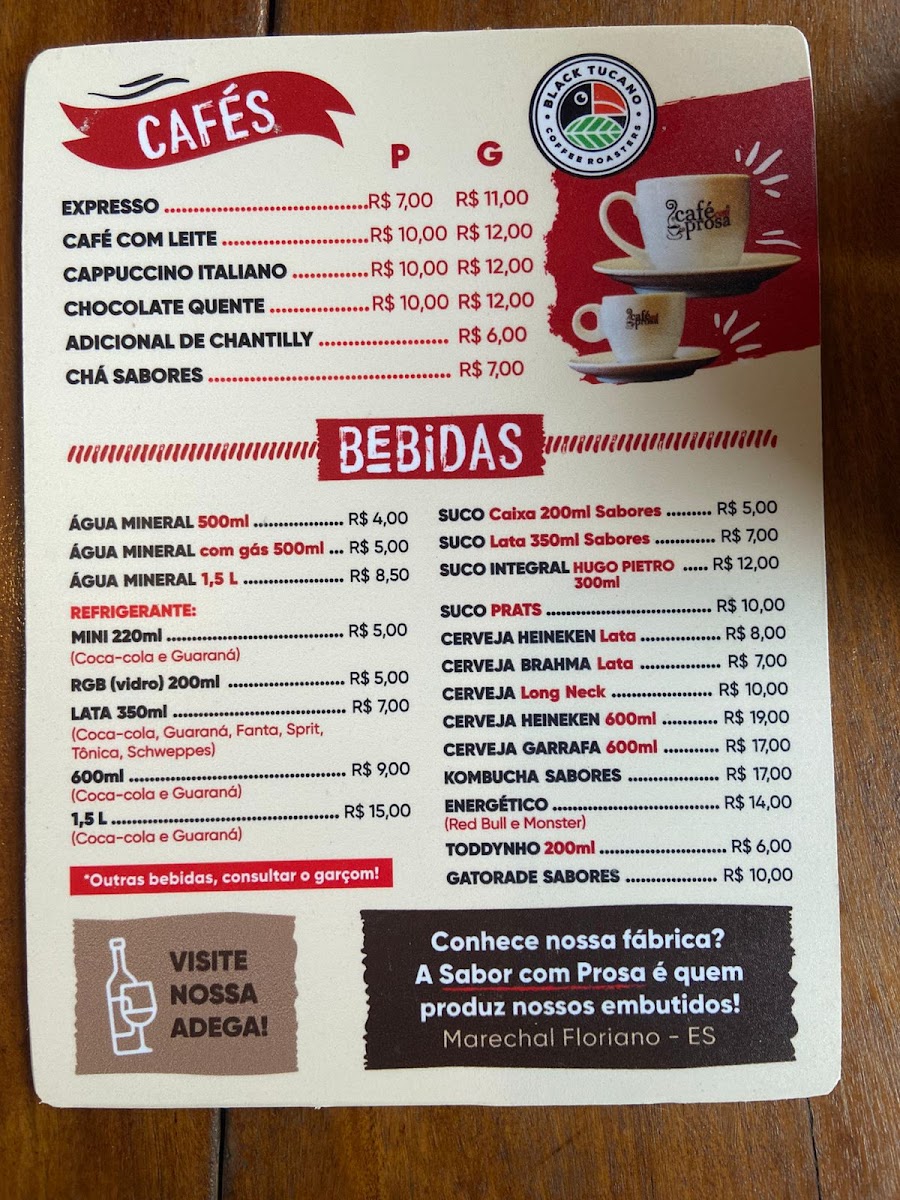 Menu Coffee With Prose-3