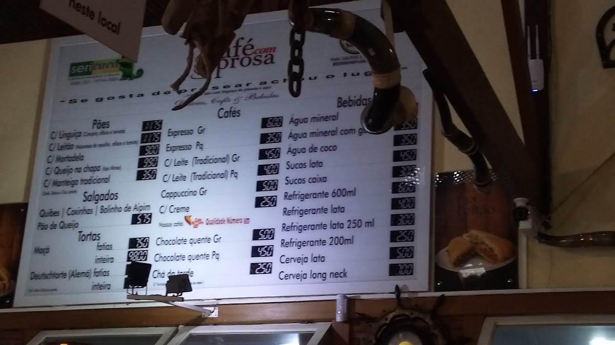 Menu Coffee With Prose-8