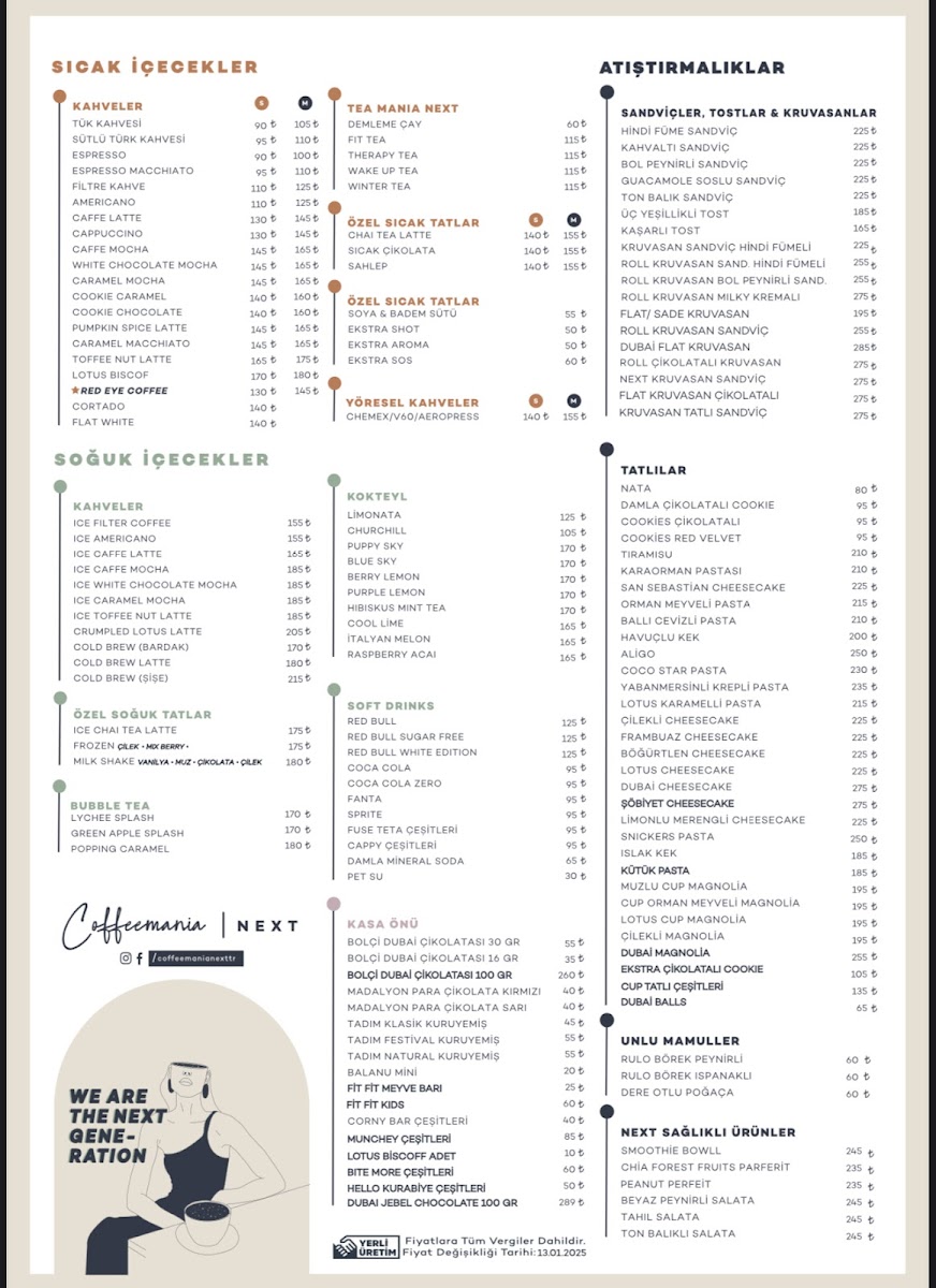 Menu Coffeemania Next | Metrogarden-1