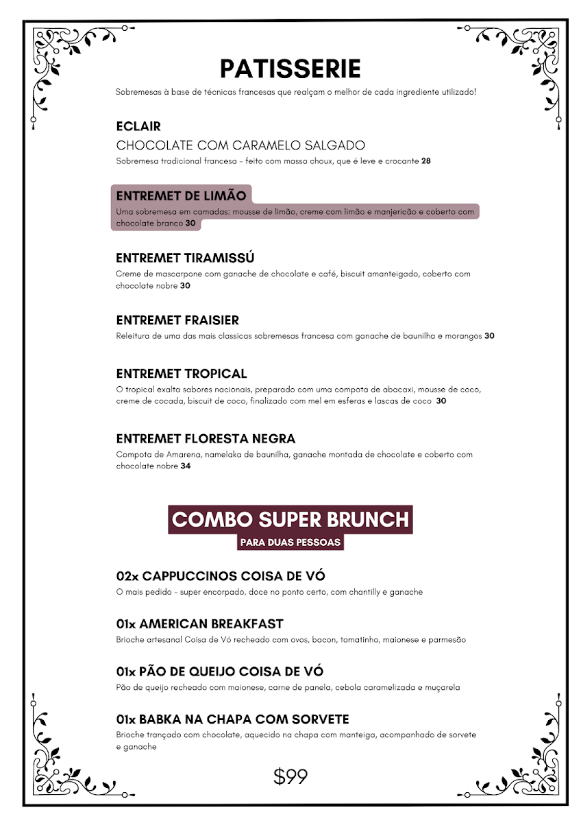 Menu Coisa De Vó-1