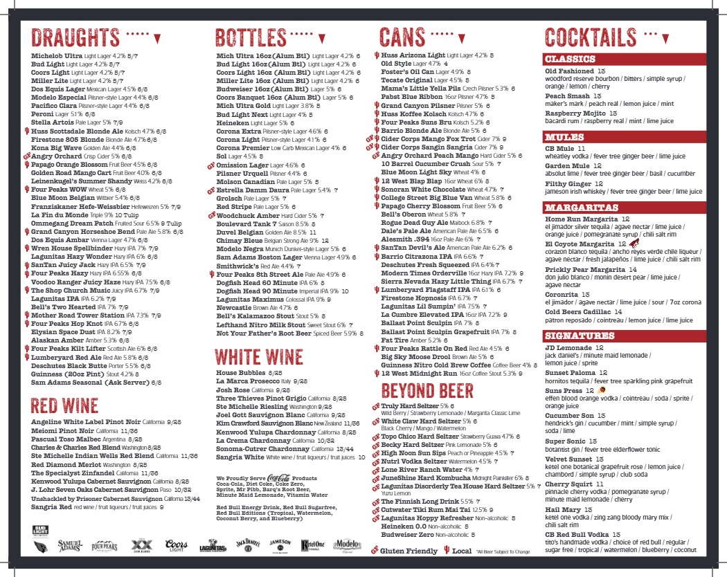 Menu Cold Beers & Cheeseburgers-5