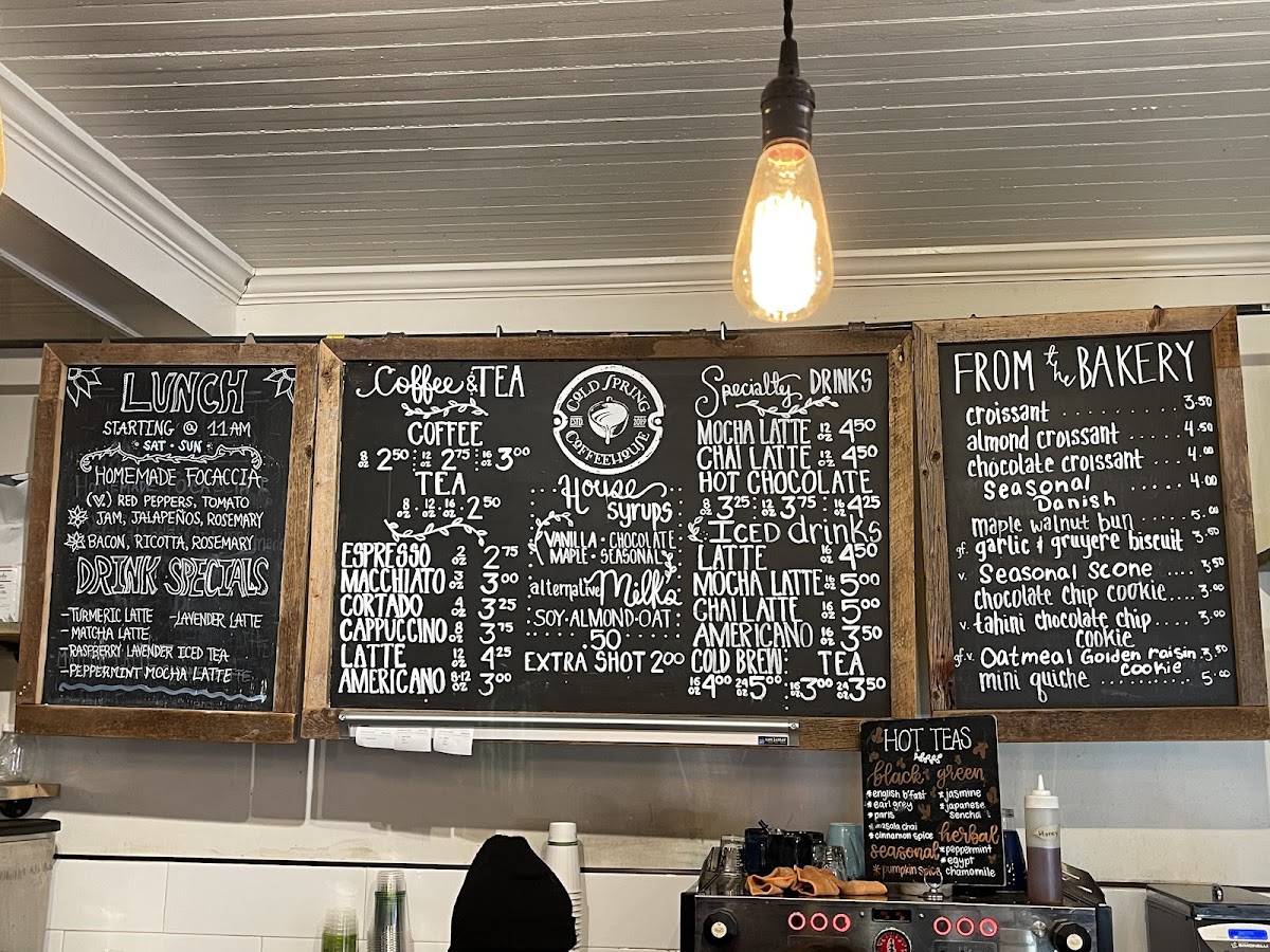 Menu Cold Spring Coffeehouse-1