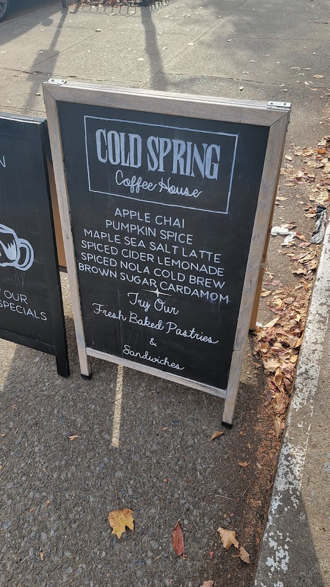 Menu Cold Spring Coffeehouse-7