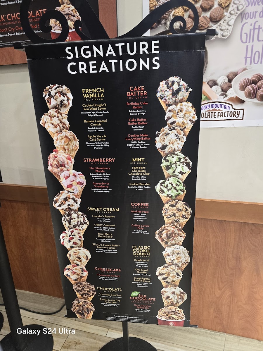 Menu Cold Stone Creamery & Rocky Mountain Chocolate Factory-2