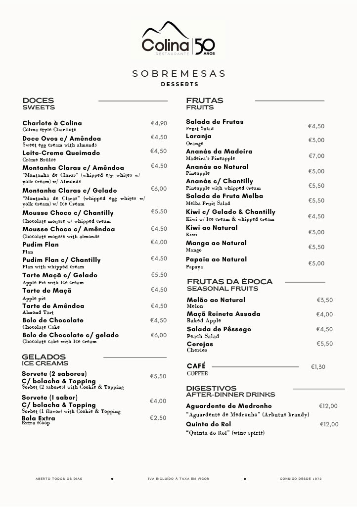 Menu Colina-7