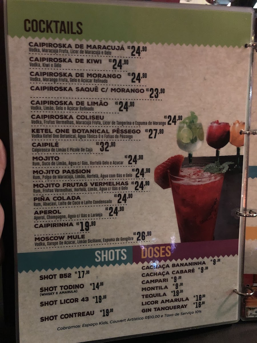 Menu Coliseu Grelhado & Music Hall-10