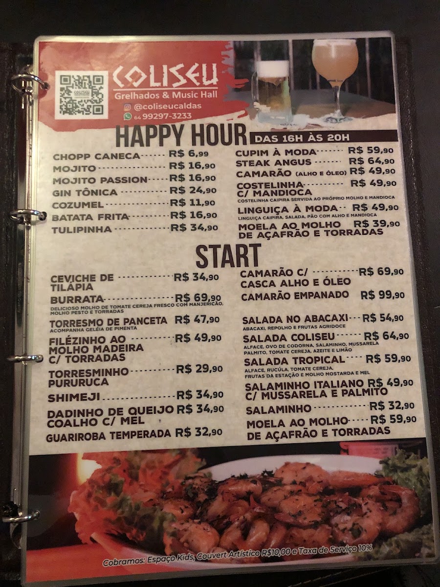 Menu Coliseu Grelhado & Music Hall-9