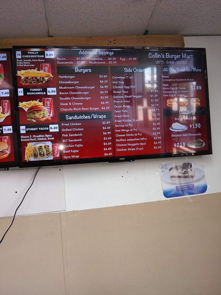 Menu Collins Burger Mart-10