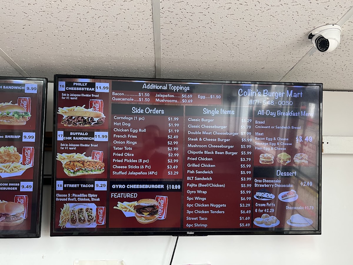 Menu Collins Burger Mart-3