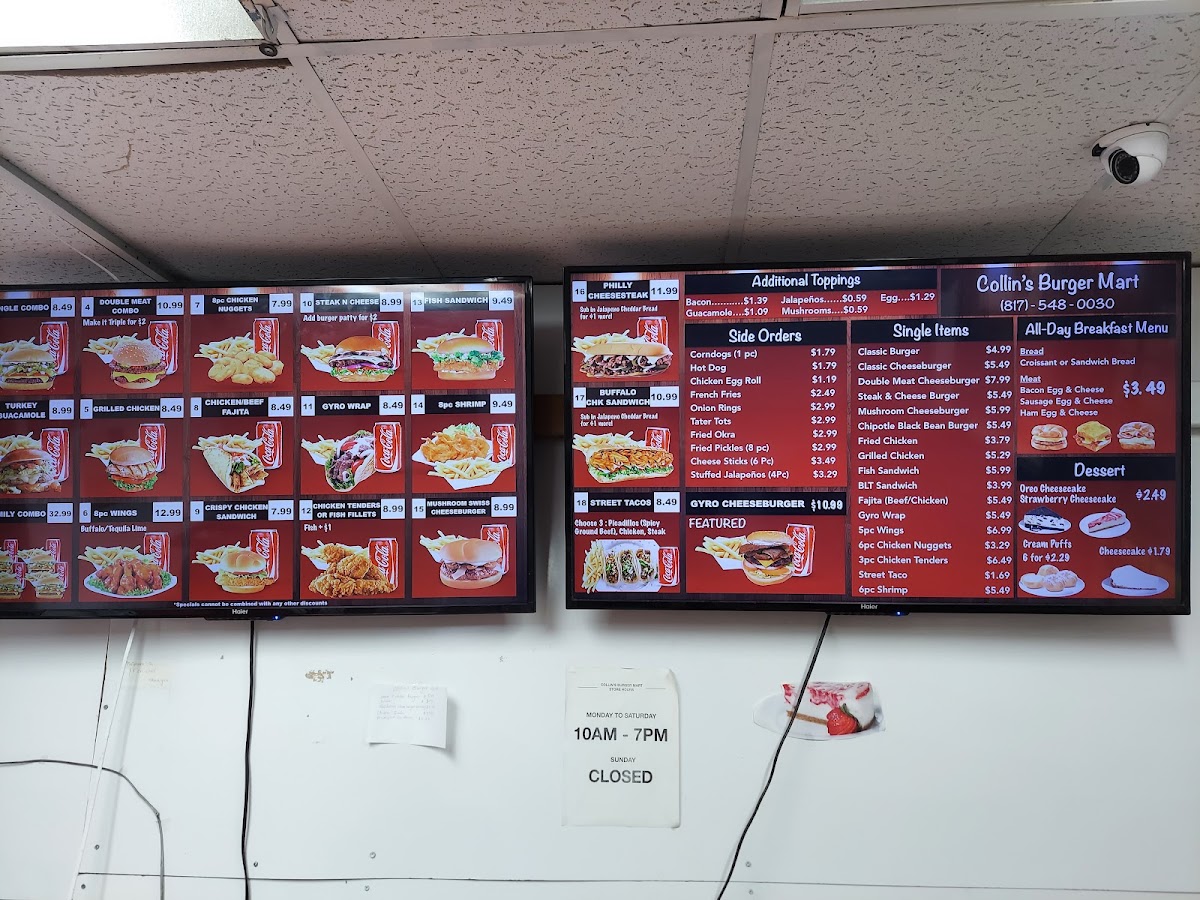 Menu Collins Burger Mart-5