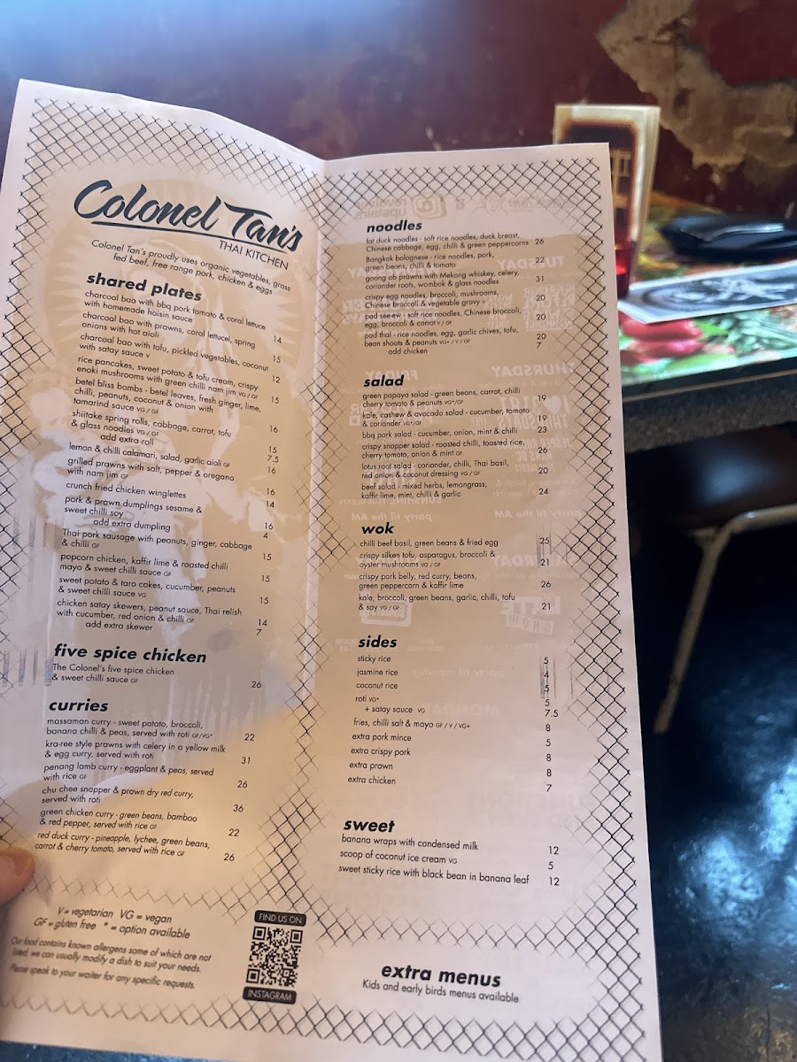 Menu Colonel Tan's Thai Kitchen-3