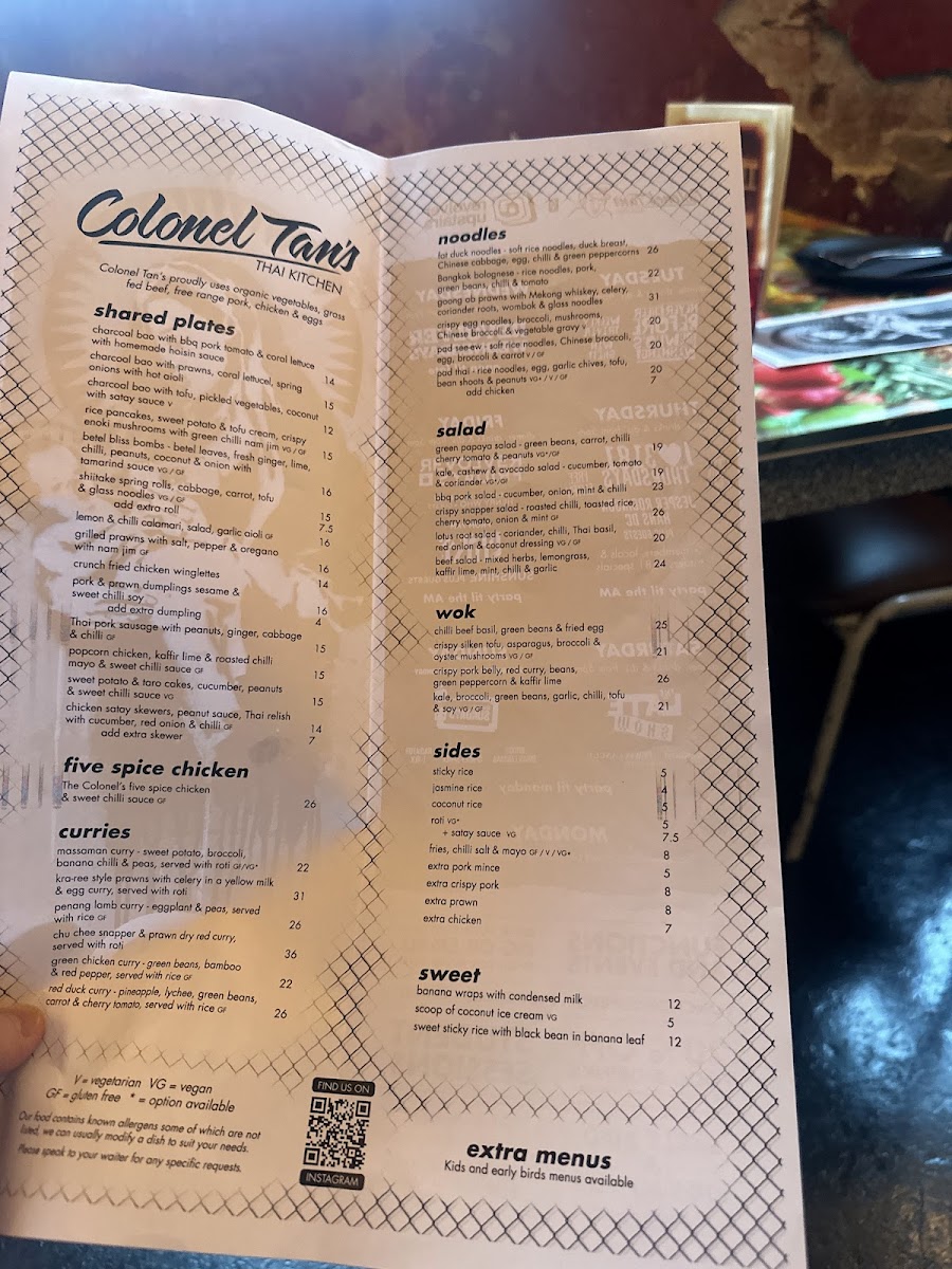 Menu Colonel Tan's Thai Kitchen-6