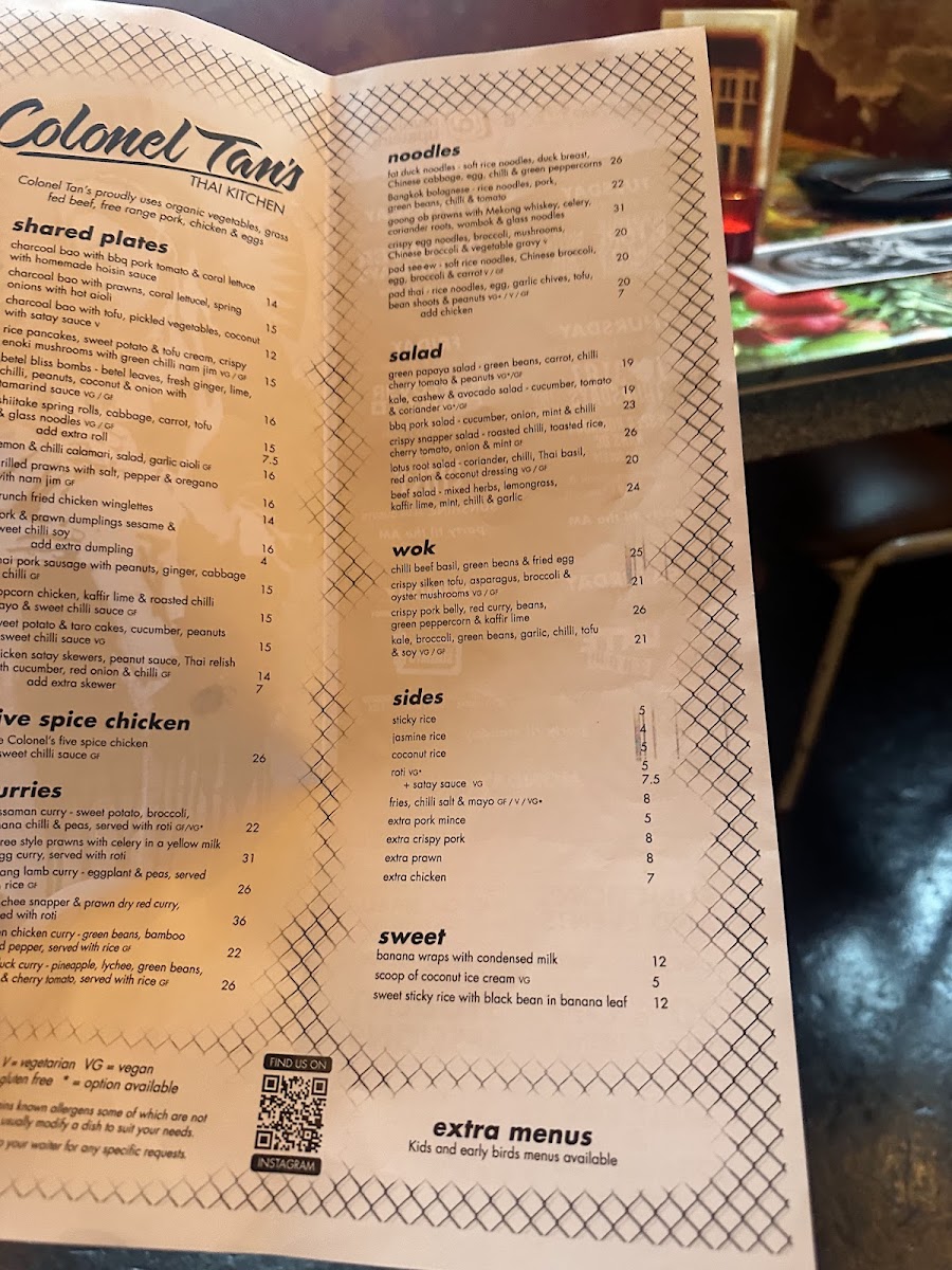 Menu Colonel Tan's Thai Kitchen-9