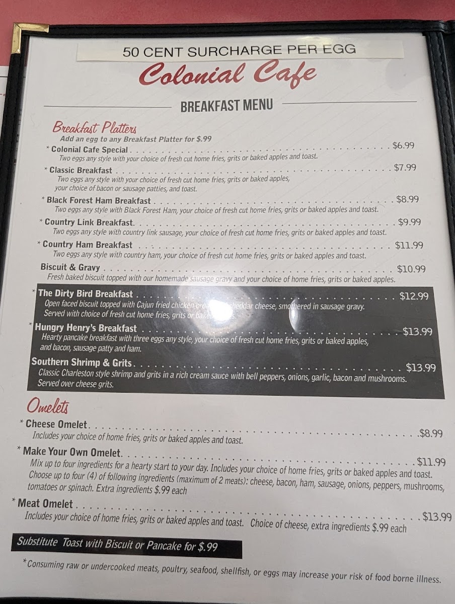 Menu Colonial Cafe-1