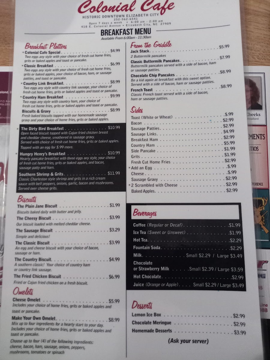 Menu Colonial Cafe-10