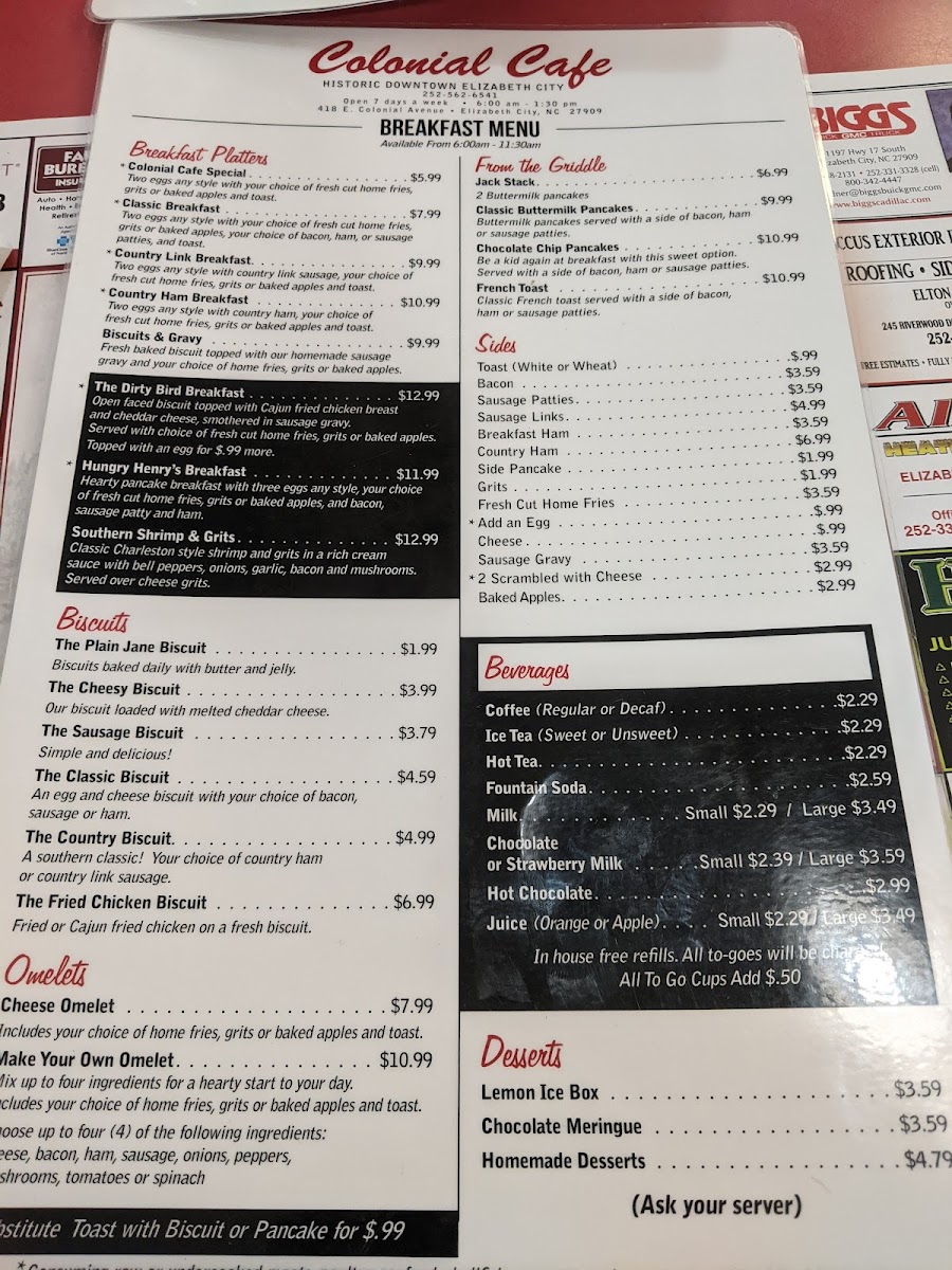 Menu Colonial Cafe-5