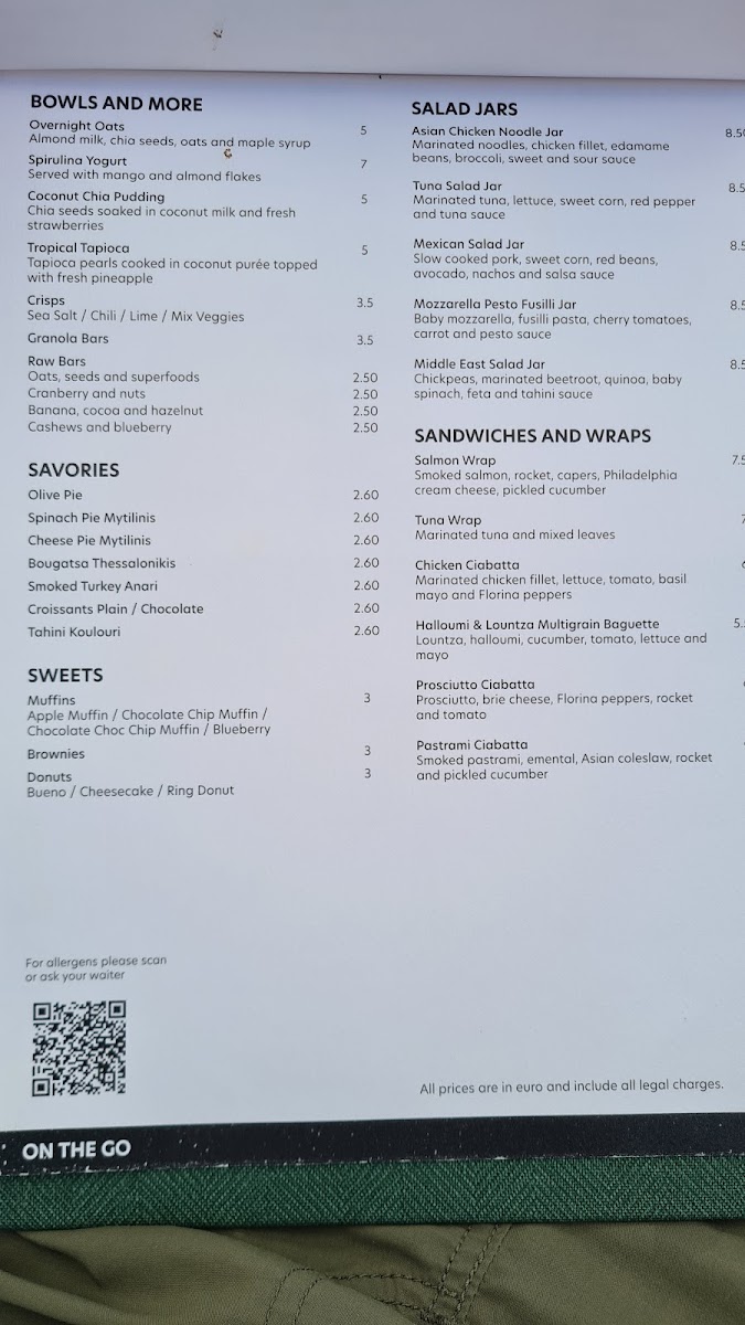 Menu Columbia Pier-10