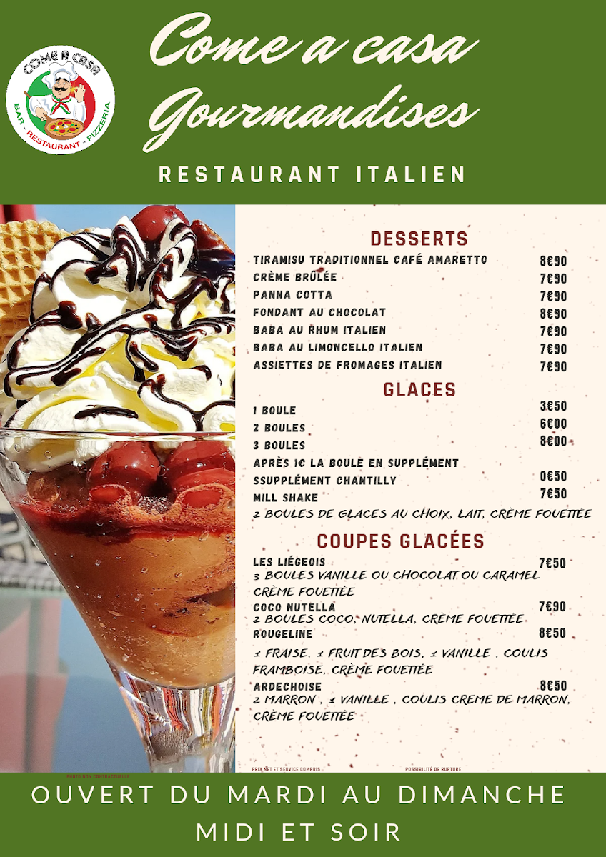 Menu Come A Casa-1