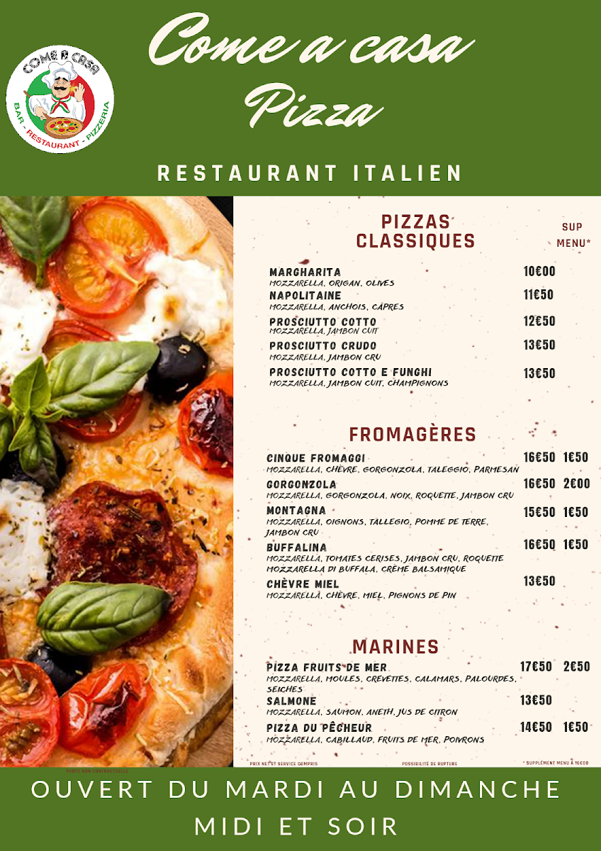 Menu Come A Casa-2