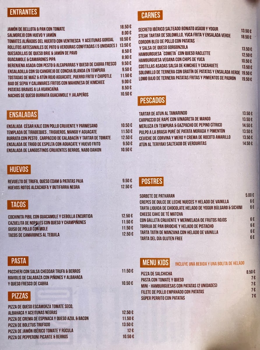 Menu Cometa Bistró-5