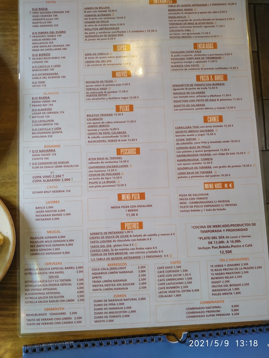 Menu Cometa Bistró-6