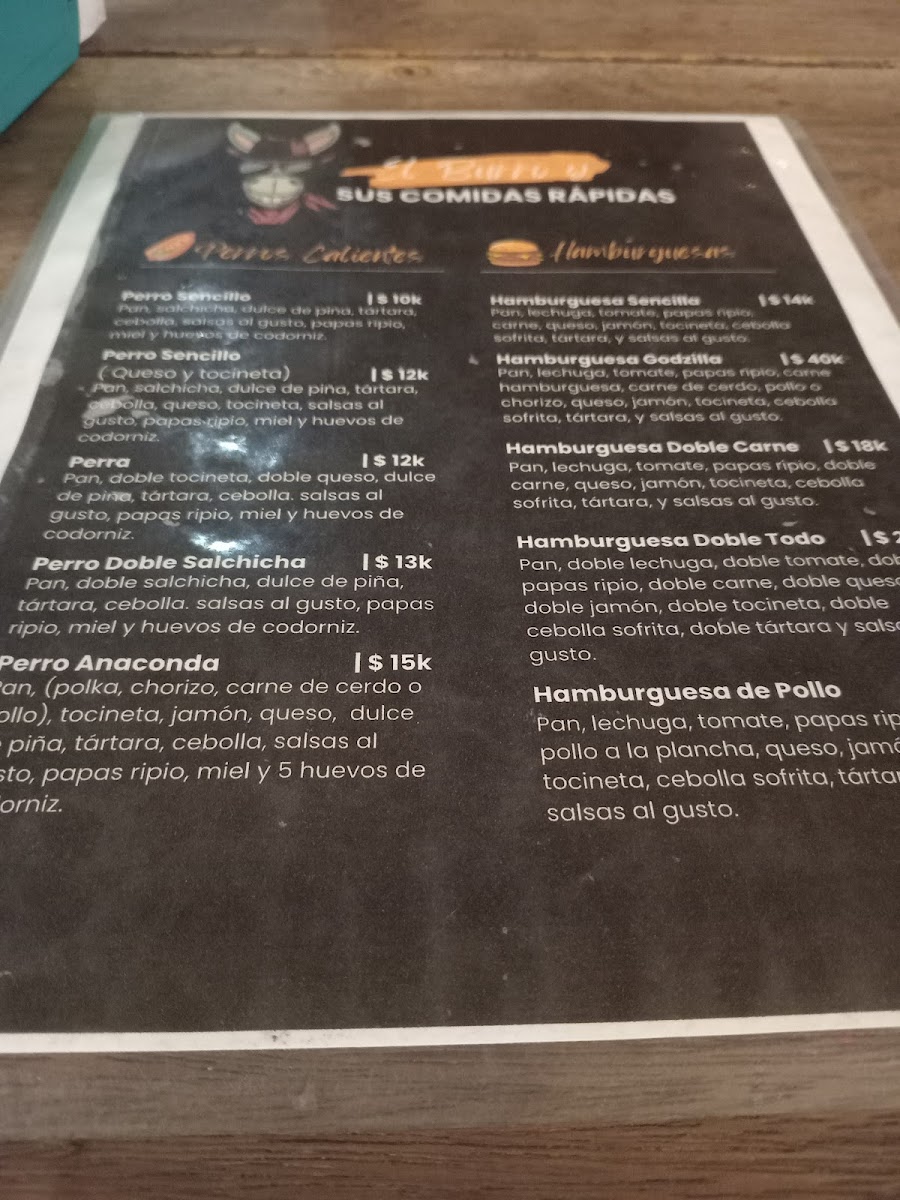 Menu Comidas Rápidas El Burro-1