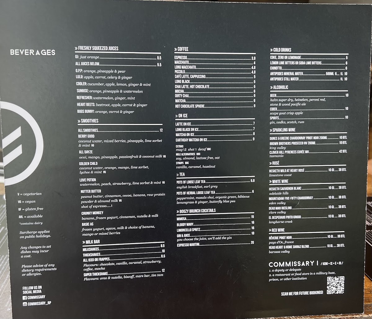 Menu Commissary-5