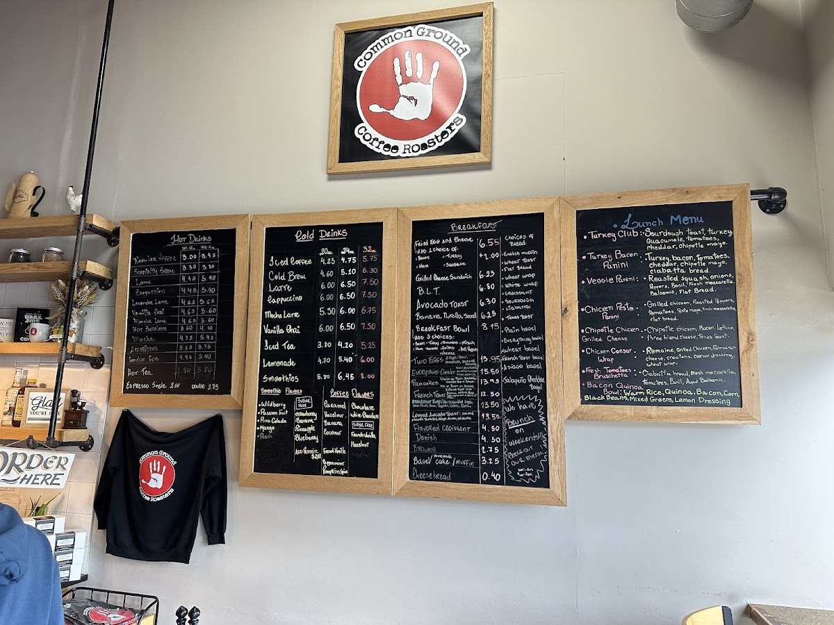 Menu Common Ground Coffee Roasters-7