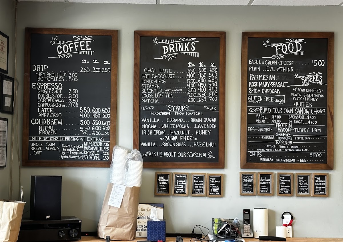 Menu Commonplace Coffee + Community-1