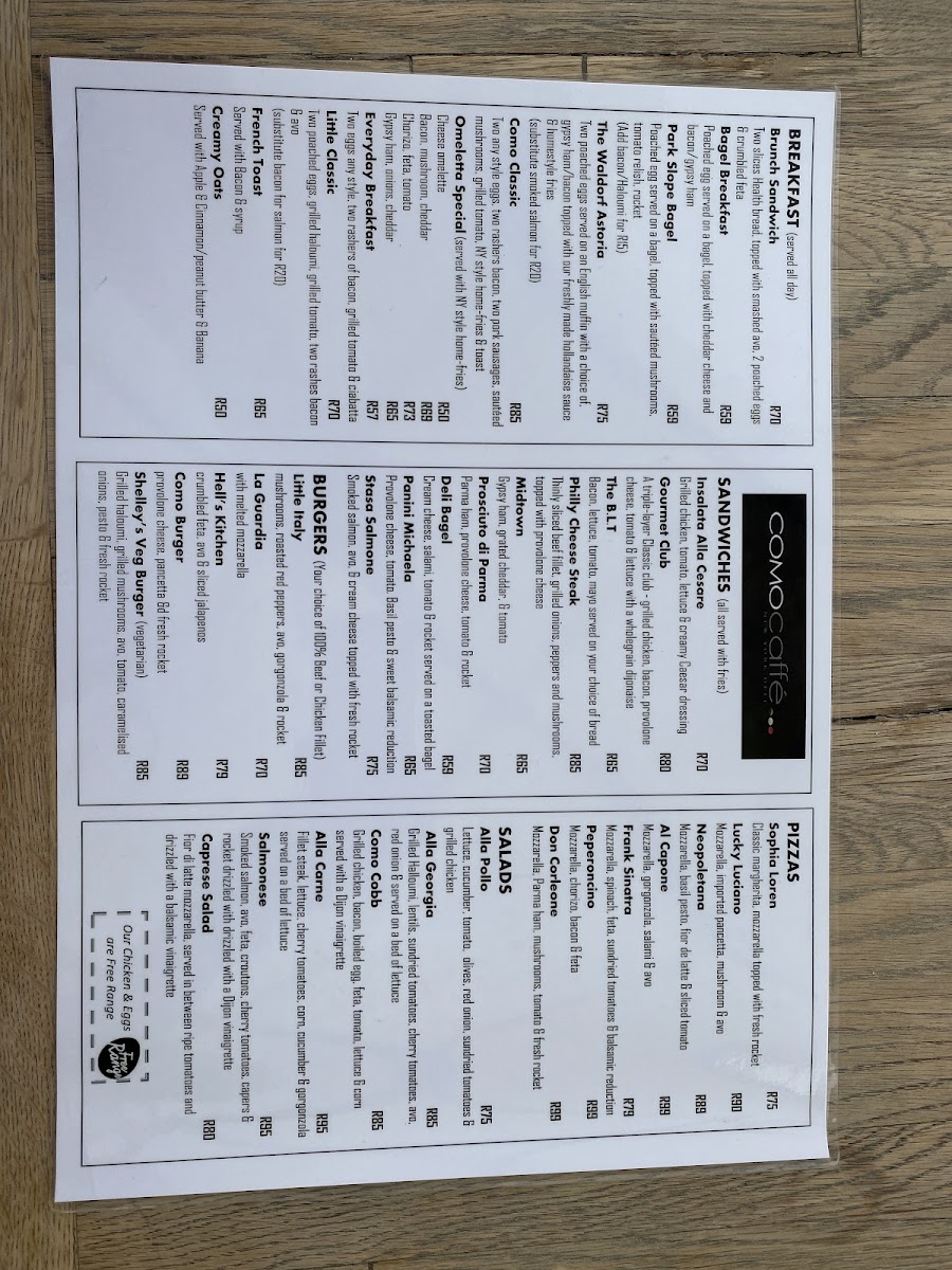 Menu Como Caffé-10