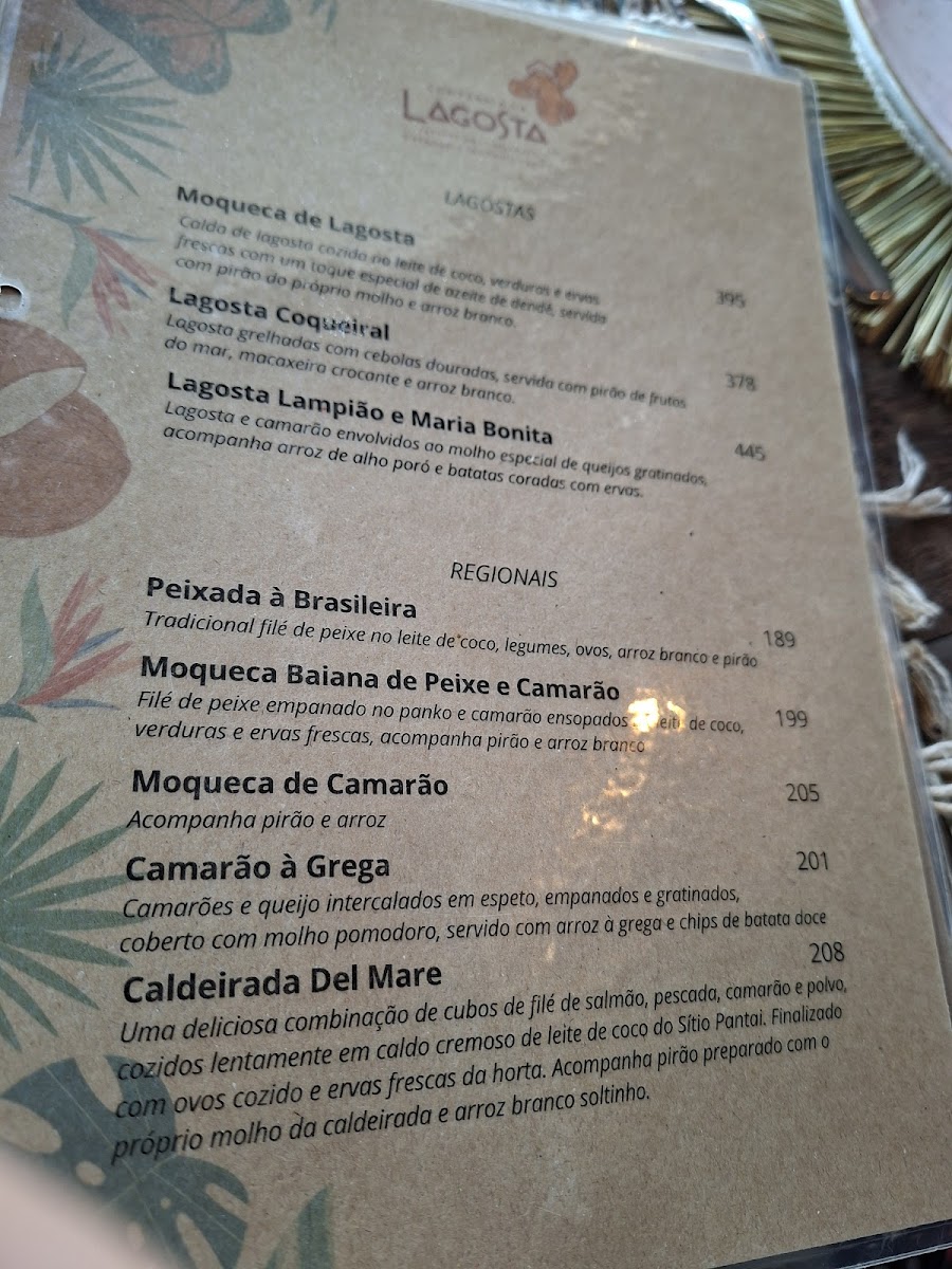 Menu Companhia Da Lagosta - Restaurante De Frutos Do Mar-1