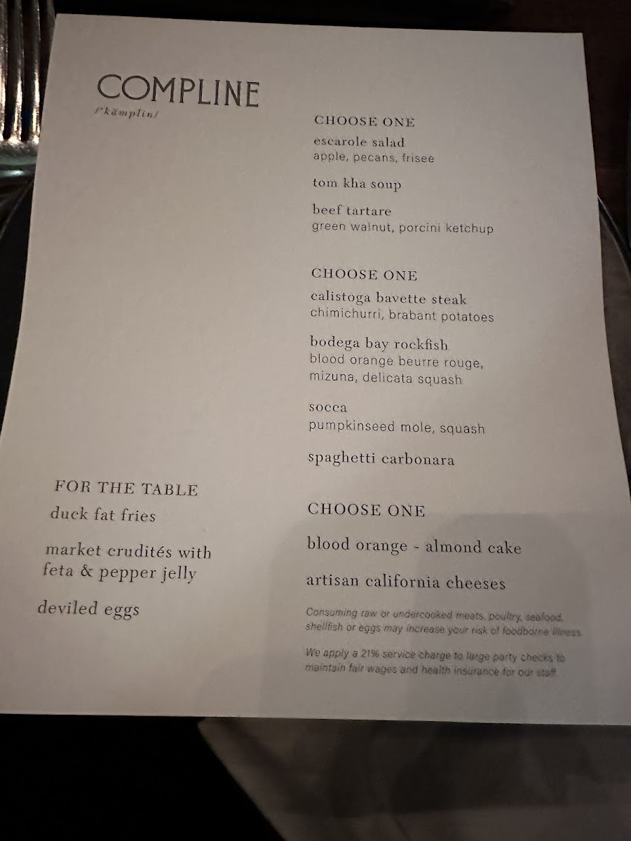 Menu Compline Restaurant-2