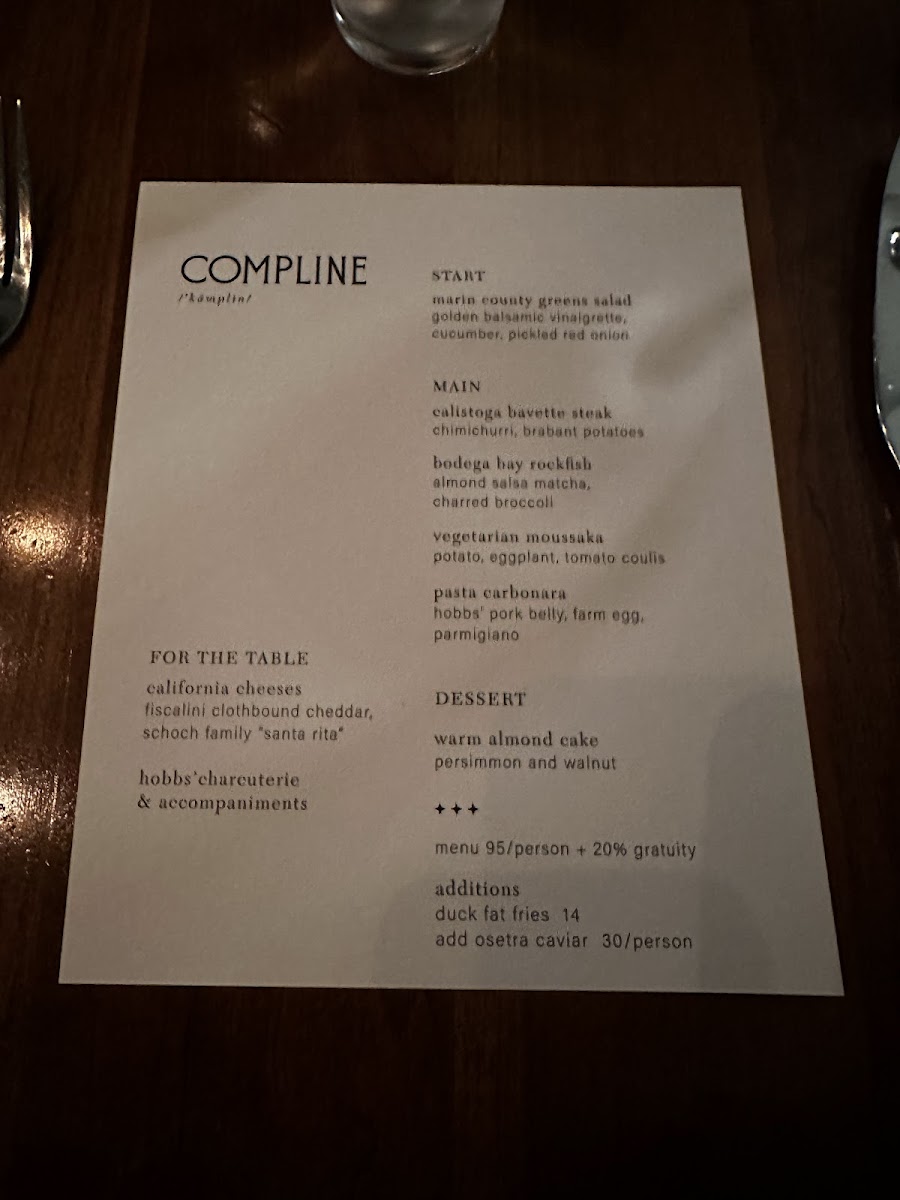 Menu Compline Restaurant-7