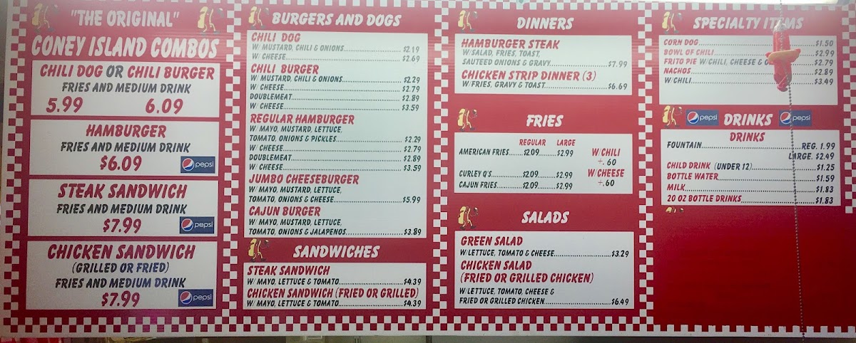 Menu Coney Island-West Monroe-8