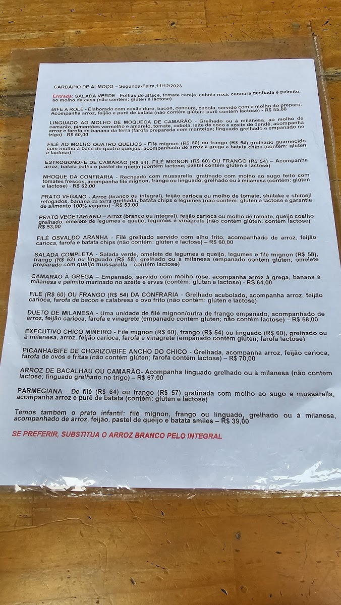 Menu Confectionery And Café Chico Mineiro-2