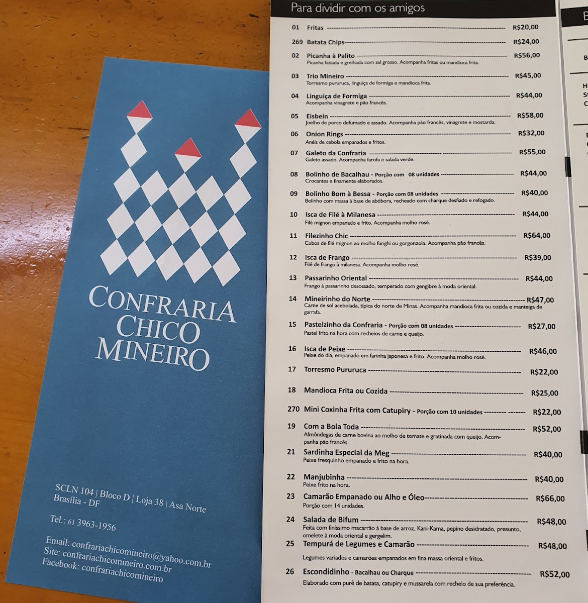 Menu Confectionery And Café Chico Mineiro-5