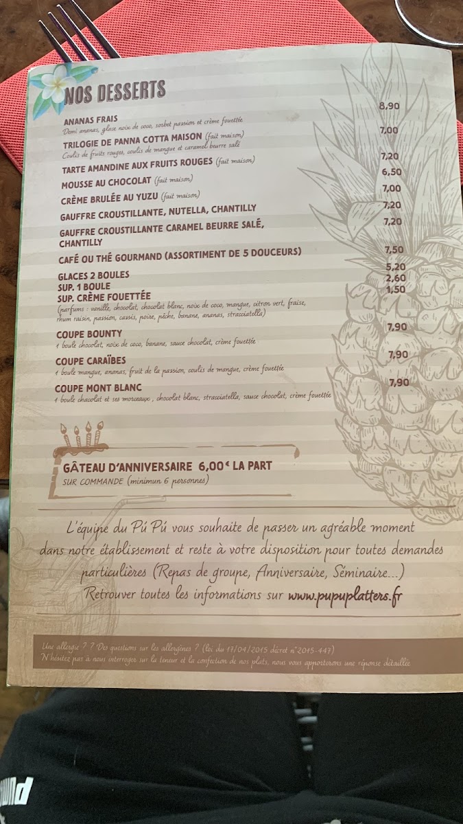 Menu Conquistador Restaurant & Bar Franco-Portugais-4