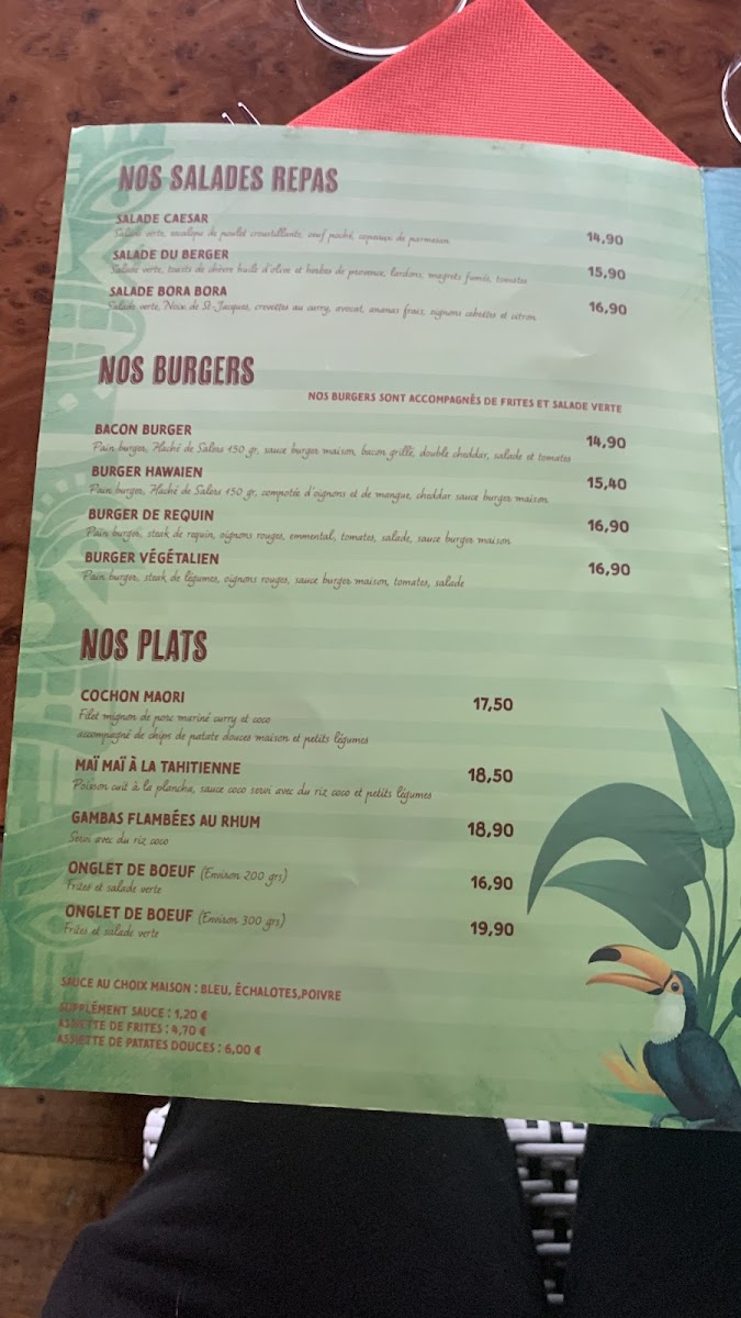 Menu Conquistador Restaurant & Bar Franco-Portugais-7