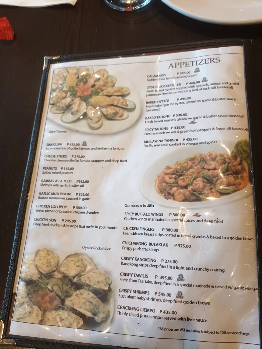 Menu Conrad's Grille-5