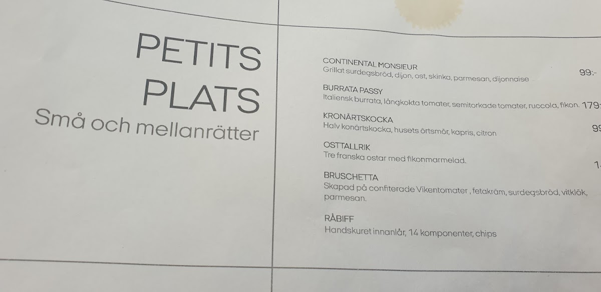 Menu Continental-3
