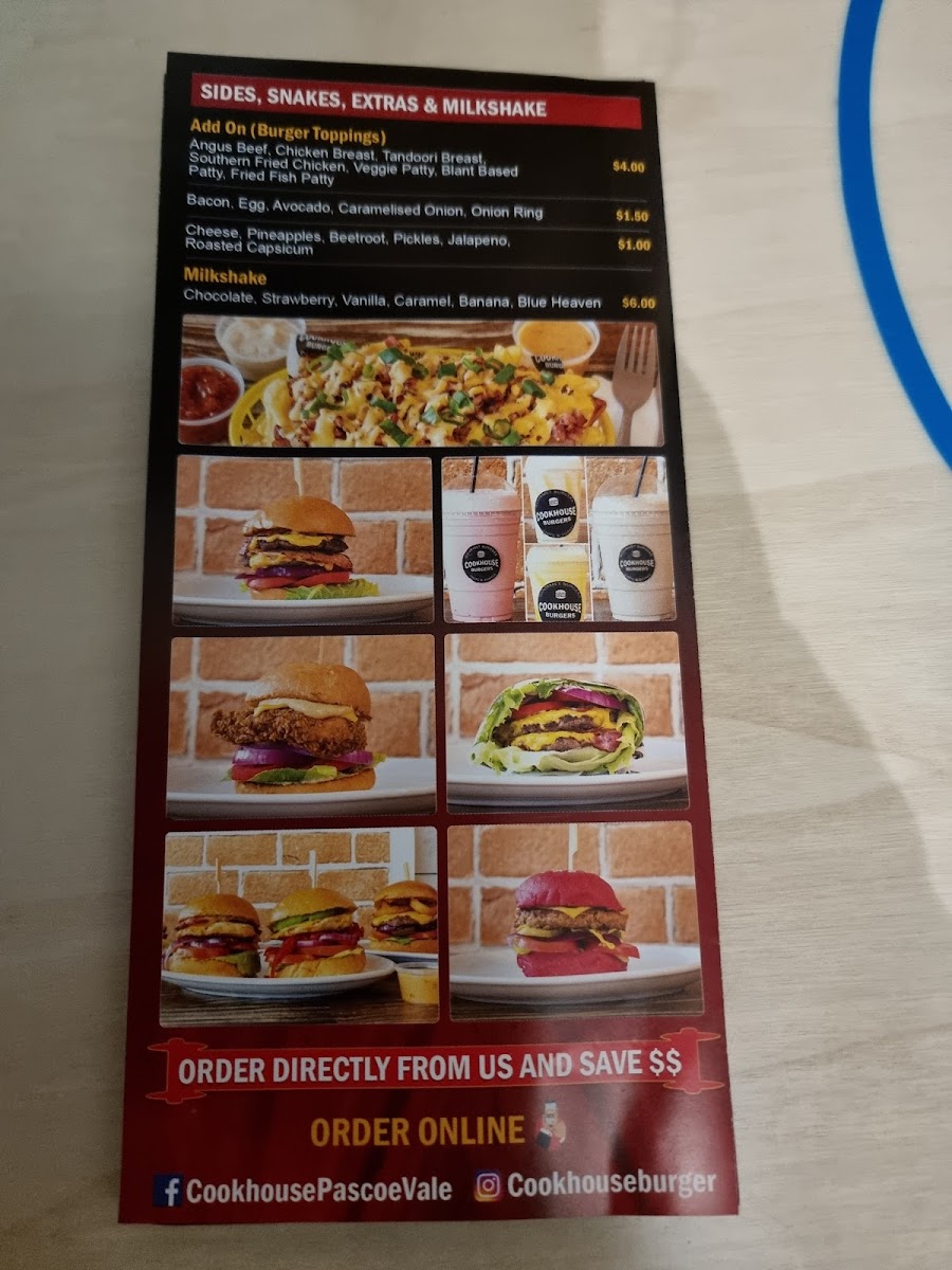 Menu Cookhouse Burgers Essendon-5