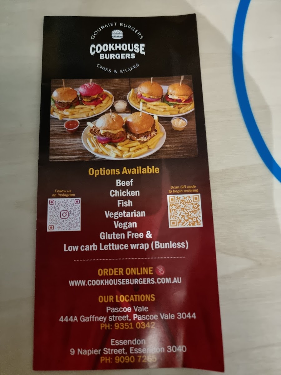 Menu Cookhouse Burgers Essendon-8