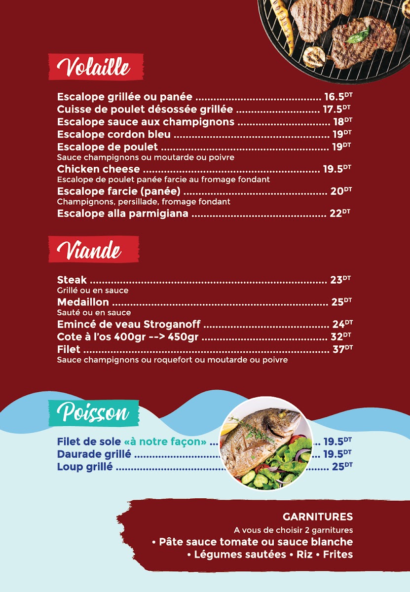 Menu Cook'in Restaurant La Marsa-4