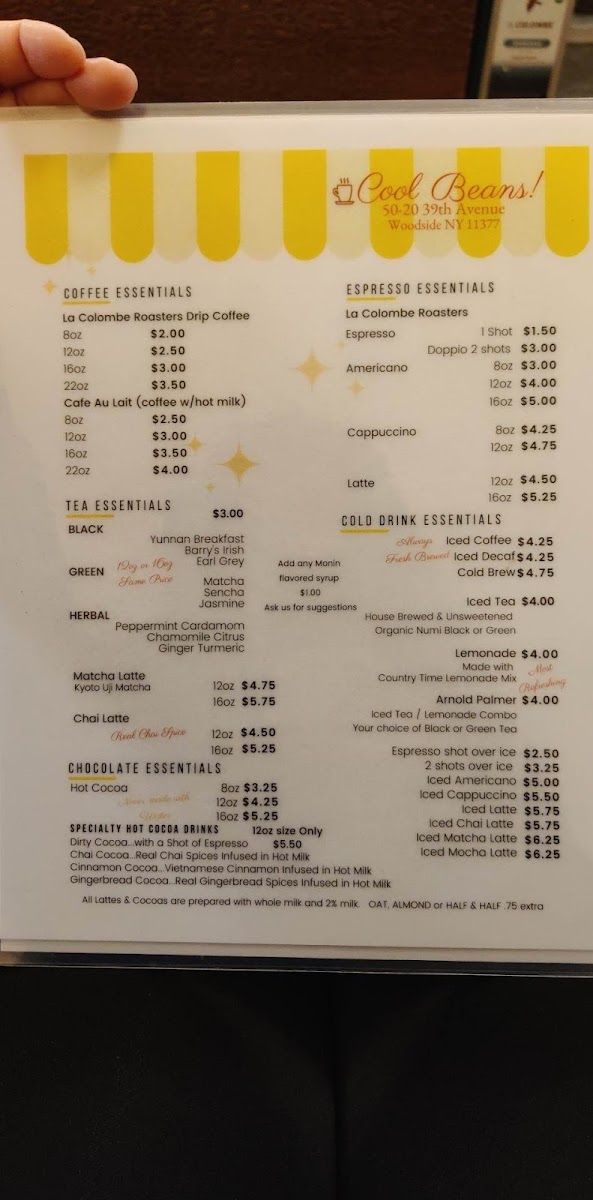 Menu Cool Beans! Coffee House-4