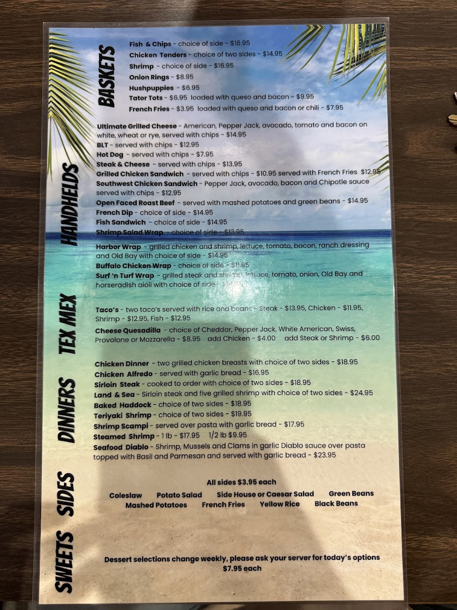 Menu Cool Pickle In Paradise-1