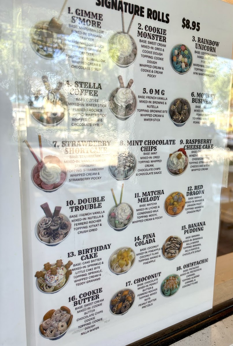 Menu Cool Spot Ice Cream Rolls & Boba Teas-5