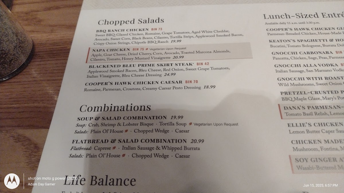 Menu Cooper’S Hawk Winery & Restaurant-3