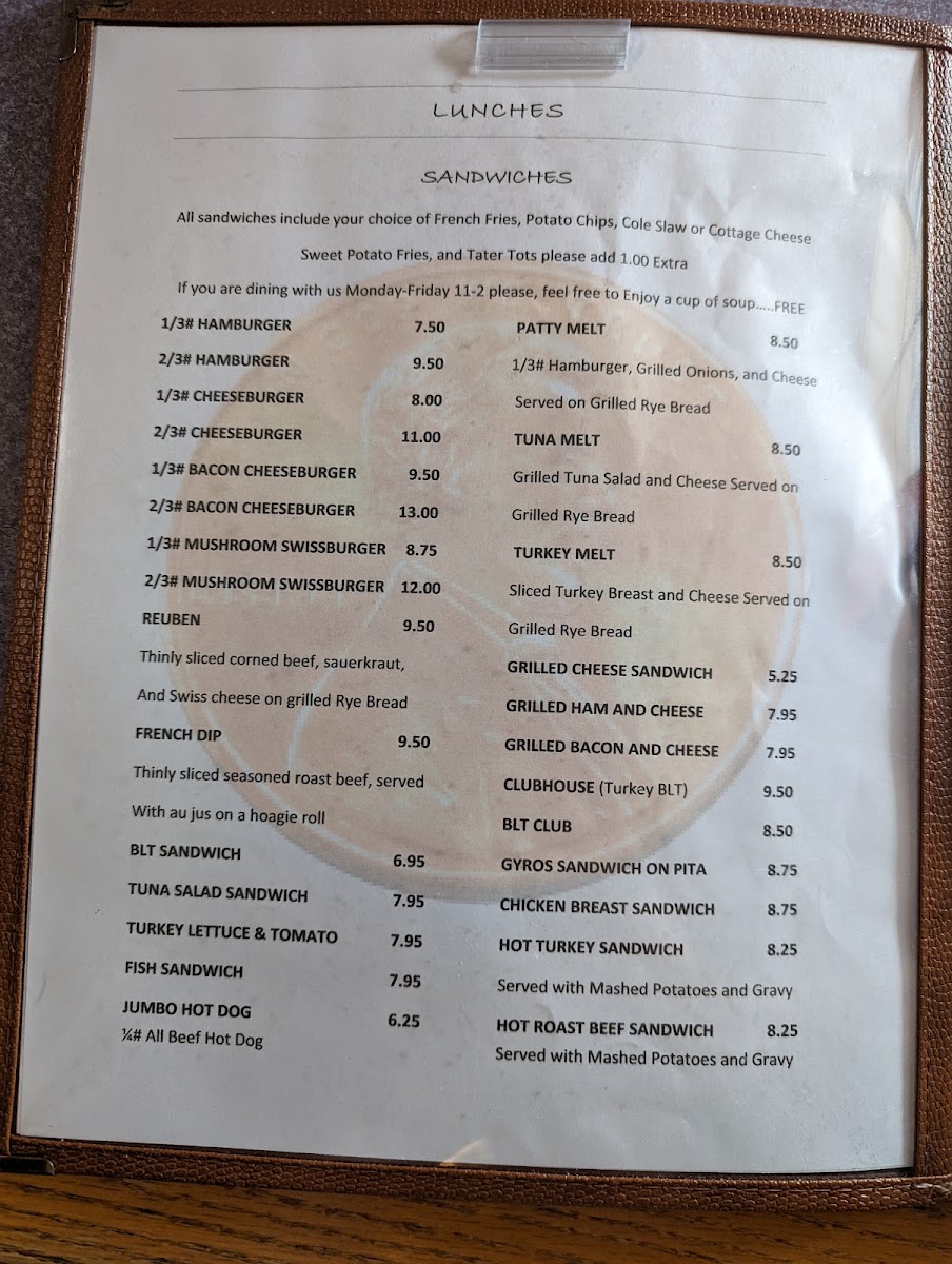 Menu Copper Penny Family Restaurant-5