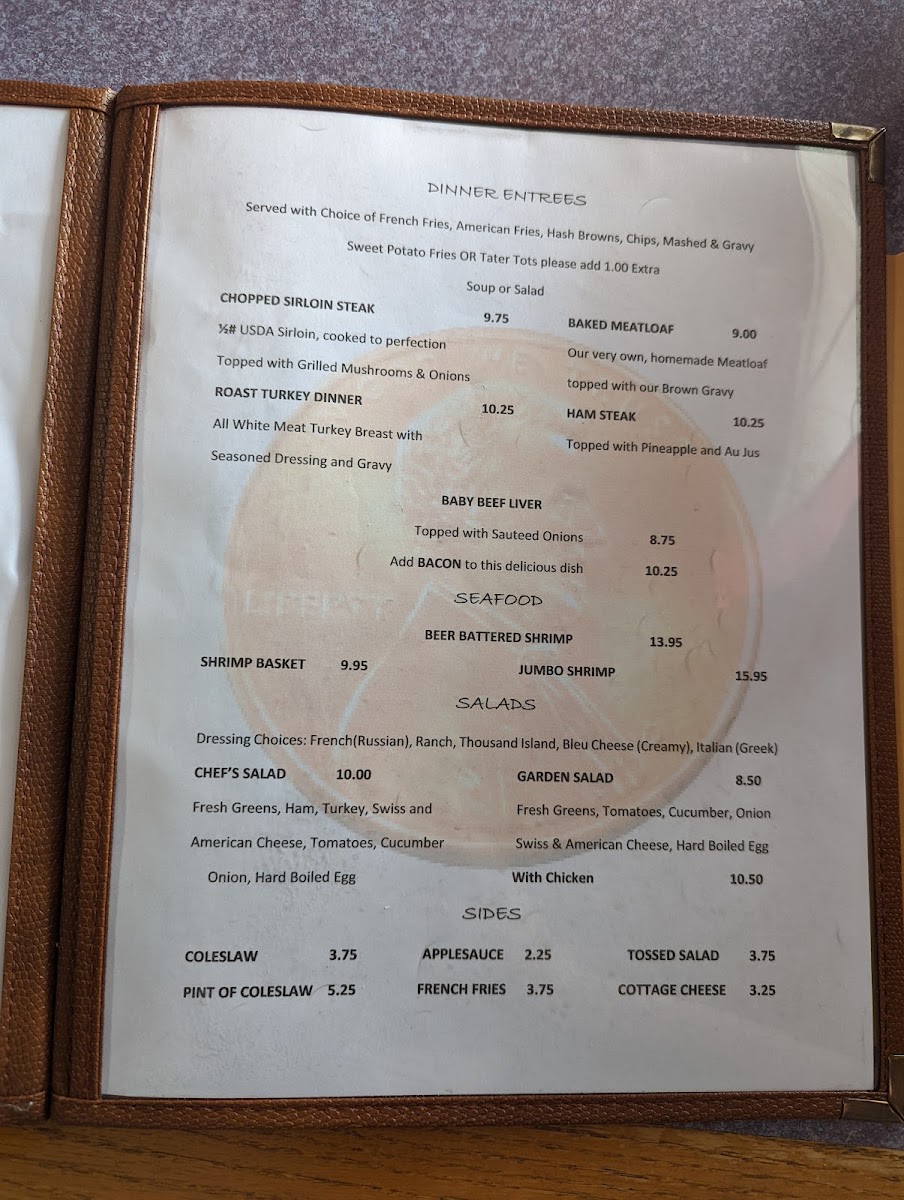 Menu Copper Penny Family Restaurant-9