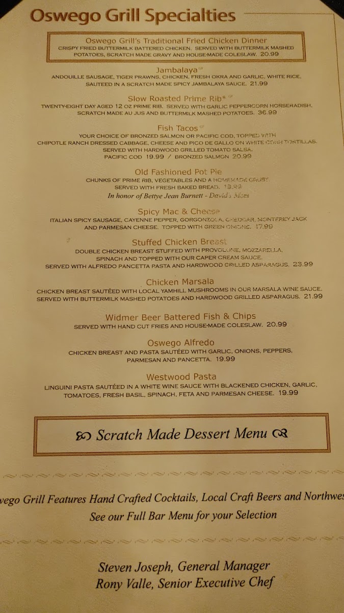 Menu Copper River Restaurant & Bar-9